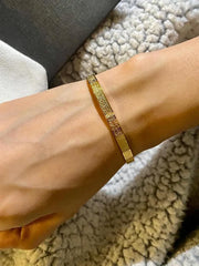 Ayatul Kursi Cuff Bracelet (Islamic Ayat ul Kursi Scripted Bangle)